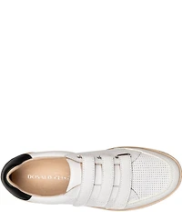Donald Pliner Dreamboat Perforated Leather Platform Sneakers