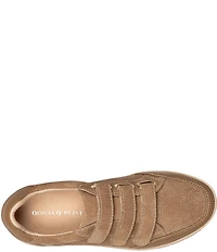 Donald Pliner Dreamboat Perforated Suede Platform Sneakers