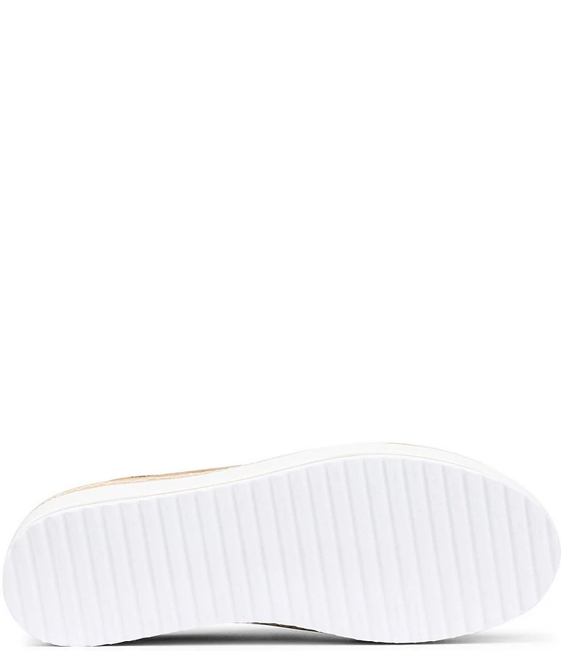 Donald Pliner Dreamboat Perforated Suede Platform Sneakers