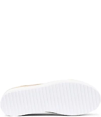 Donald Pliner Dreamboat Perforated Suede Platform Sneakers