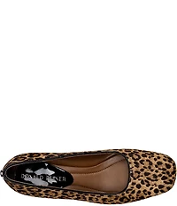 Donald Pliner Drew Leopard Printed Calf Hair Pumps