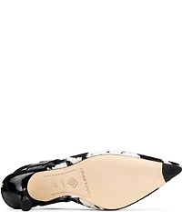 Donald Pliner Elliemay Cow Print Calf Hair Slingback Pumps