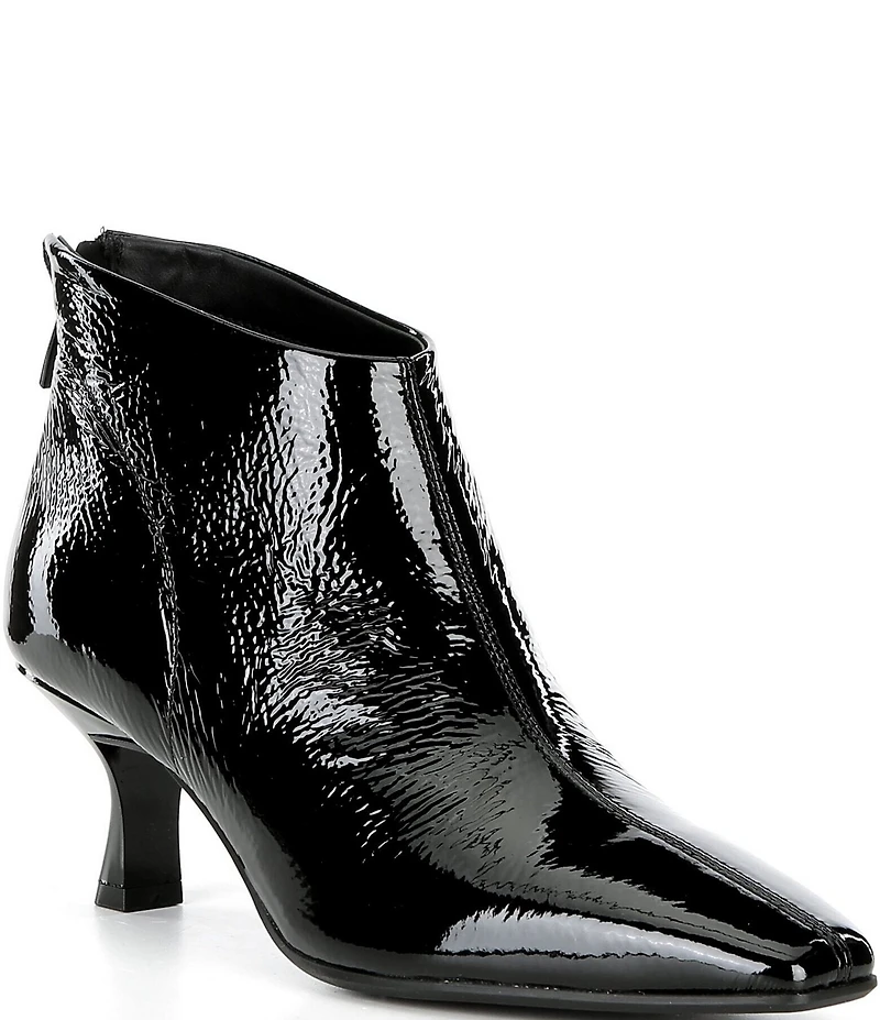 Donald Pliner Fanfair Patent Leather Back Zip Dress Shooties
