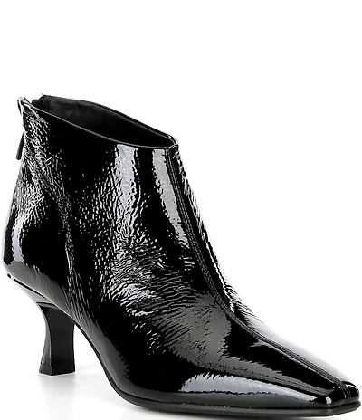 Donald Pliner Fanfair Patent Leather Back Zip Dress Shooties