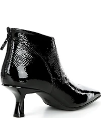 Donald Pliner Fanfair Patent Leather Back Zip Dress Shooties