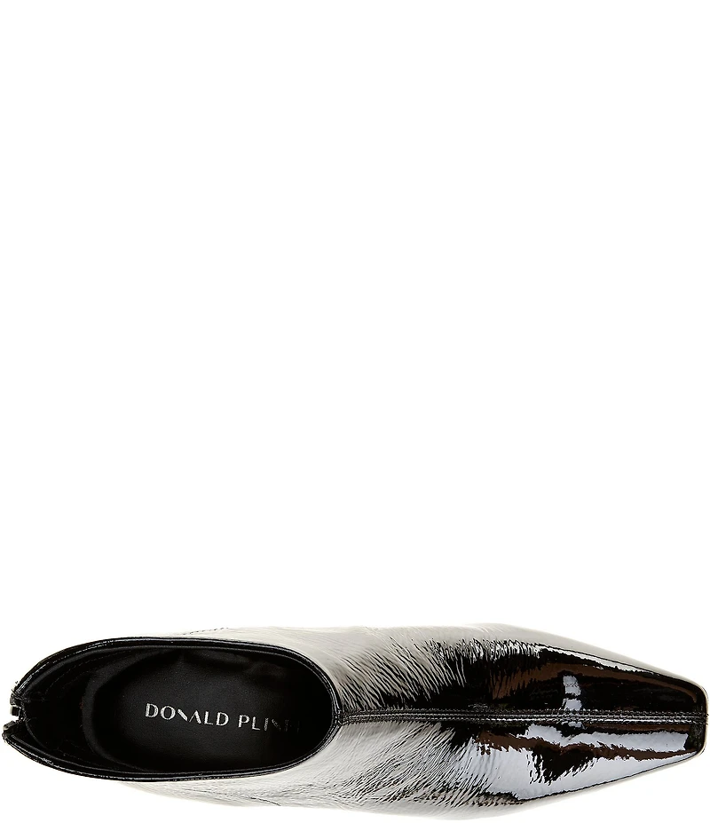 Donald Pliner Fanfair Patent Leather Back Zip Dress Shooties