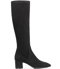 Donald Pliner Florish Stretch Square Toe Block Heel Tall Boots