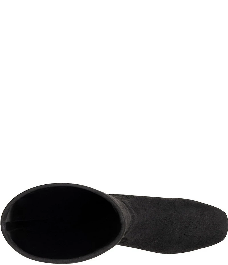 Donald Pliner Florish Stretch Square Toe Block Heel Tall Boots