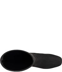 Donald Pliner Florish Stretch Square Toe Block Heel Tall Boots