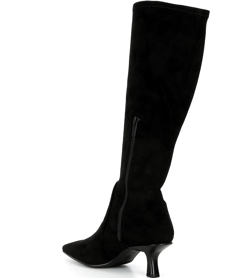 Donald Pliner Foxi Stretch Shaft Kitten Heel Tall Boots