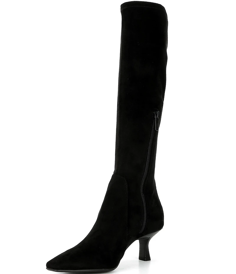 Donald Pliner Foxi Stretch Shaft Kitten Heel Tall Boots
