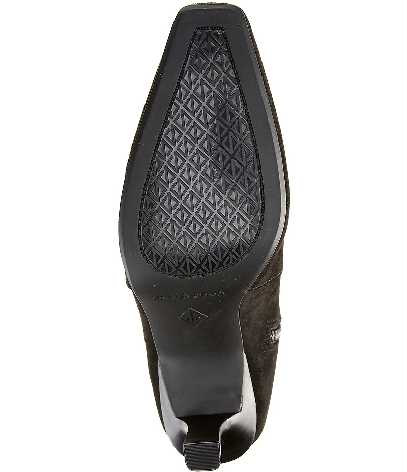 Donald Pliner Foxi Stretch Shaft Kitten Heel Tall Boots