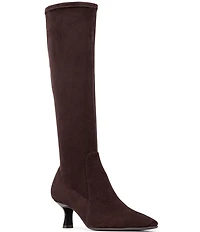 Donald Pliner Foxi Stretch Shaft Kitten Heel Tall Boots