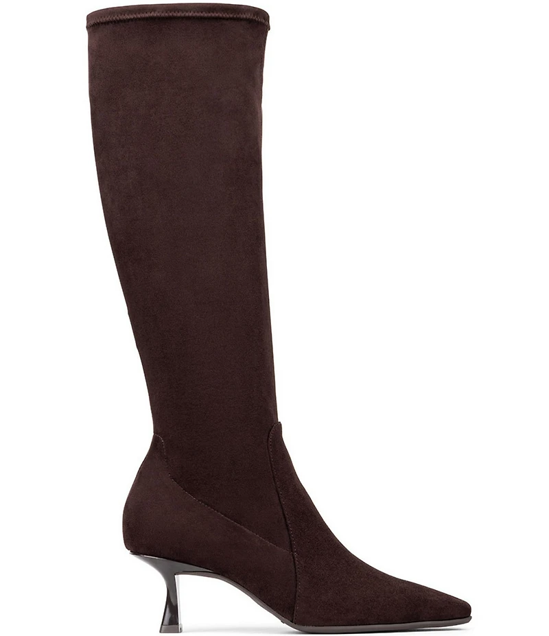 Donald Pliner Foxi Stretch Shaft Kitten Heel Tall Boots