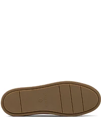 Donald Pliner Genova Suede and Snake Print Platform Penny Loafers