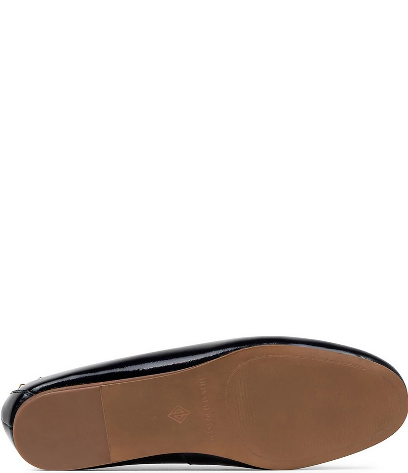 Donald Pliner Glimmer Studded Patent Leather Penny Loafers