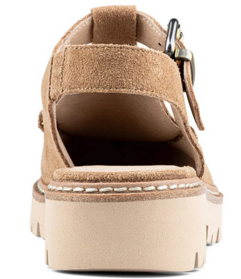 Donald Pliner Halliday Suede Mary Jane Slingback Oxfords