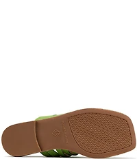 Donald Pliner Hazie Leather Strappy Toe Ring Flat Sandals