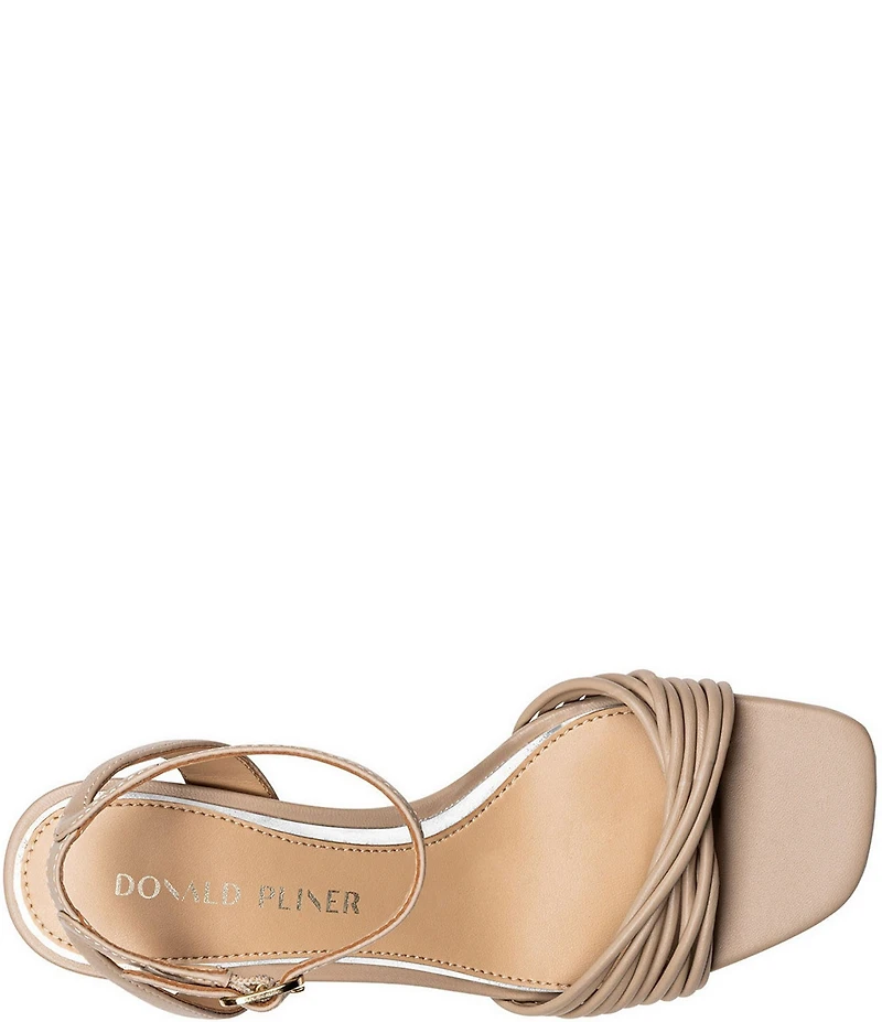 Donald Pliner Ilya Leather Ankle Strap Dress Sandals