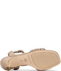 Donald Pliner Ilya Leather Ankle Strap Dress Sandals