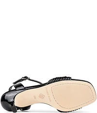 Donald Pliner Ilya Patent Leather Ankle Strap Dress Sandals