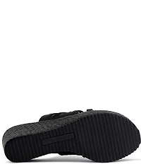 Donald Pliner Ithaca Leather Platform Wedge Toe Ring Sandals