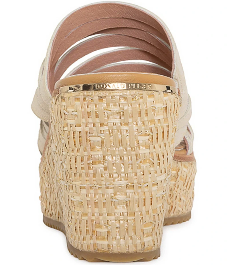 Donald Pliner Ithaca Suede Platform Wedge Toe Ring Sandals