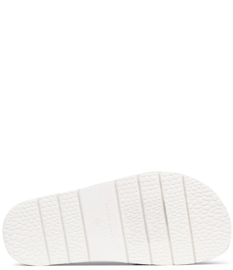 Donald Pliner Joella Crystal Leopard Print Denim Thong Sandals