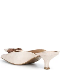 Donald Pliner Kalinna Metallic Leather Floral Mule Pumps