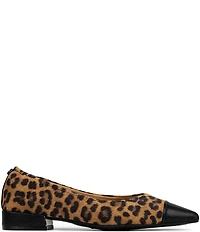 Donald Pliner Ladonna Leopard Print Suede Cap Toe Pumps
