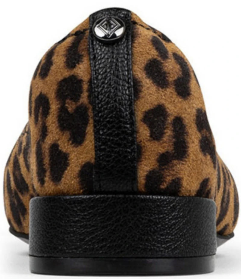 Donald Pliner Ladonna Leopard Print Suede Cap Toe Pumps