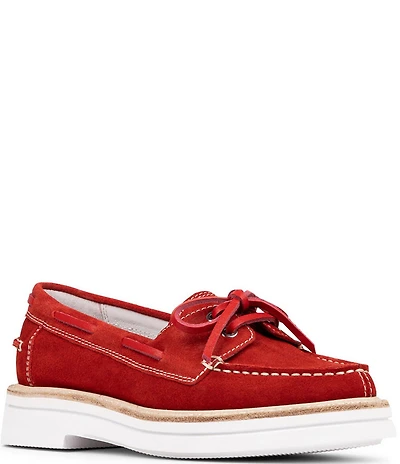 Donald Pliner Lillith Suede Casual Boat Shoes