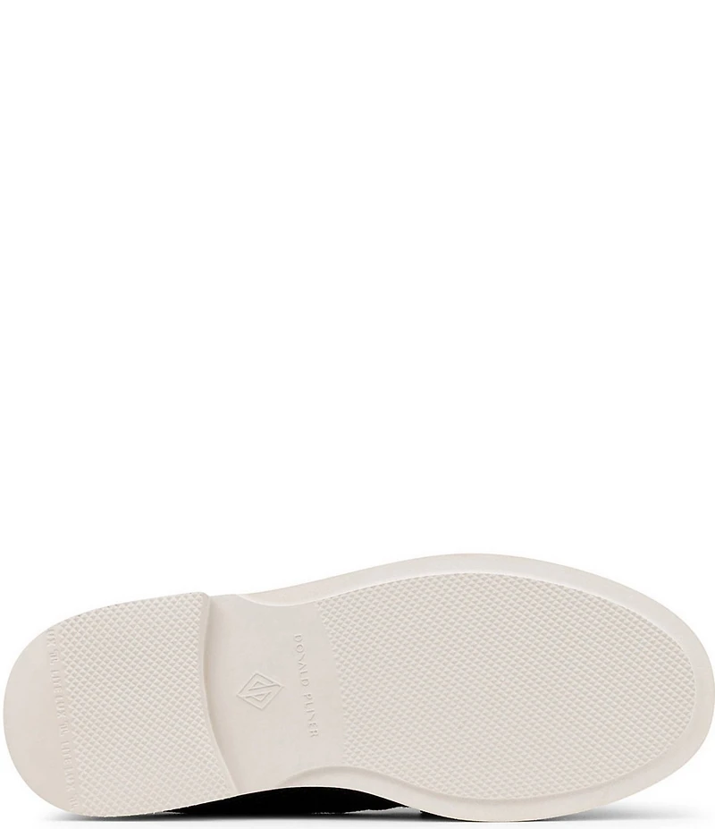 Donald Pliner Lomma Embossed Suede Bit Buckle Loafers