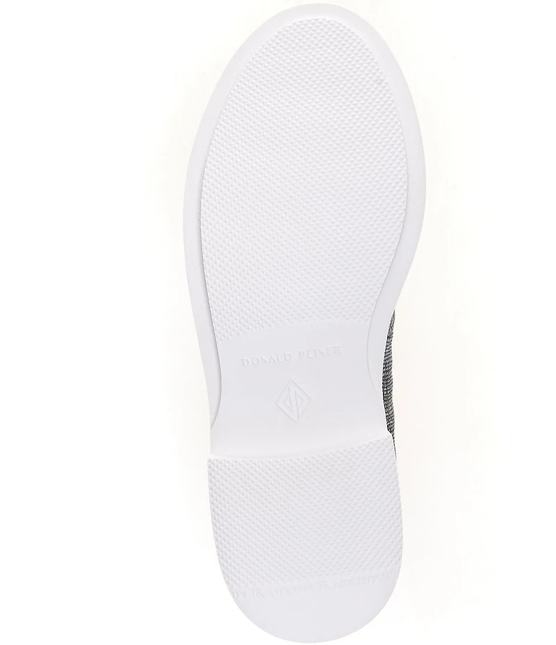 Donald Pliner Lomma Embossed Leather Bit Buckle Loafers