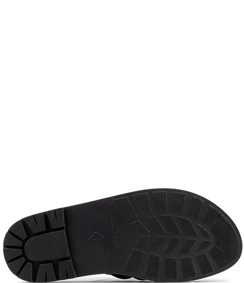 Donald Pliner Loni Braided Tubular Leather Slide Sandals