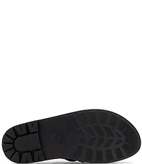 Donald Pliner Loni Braided Tubular Leather Slide Sandals