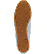 Donald Pliner Loriel Leather Ring Hardware Tassel Loafers