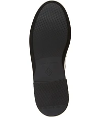 Donald Pliner Lyndall Croco Printed Patent Leather Tassel Mules