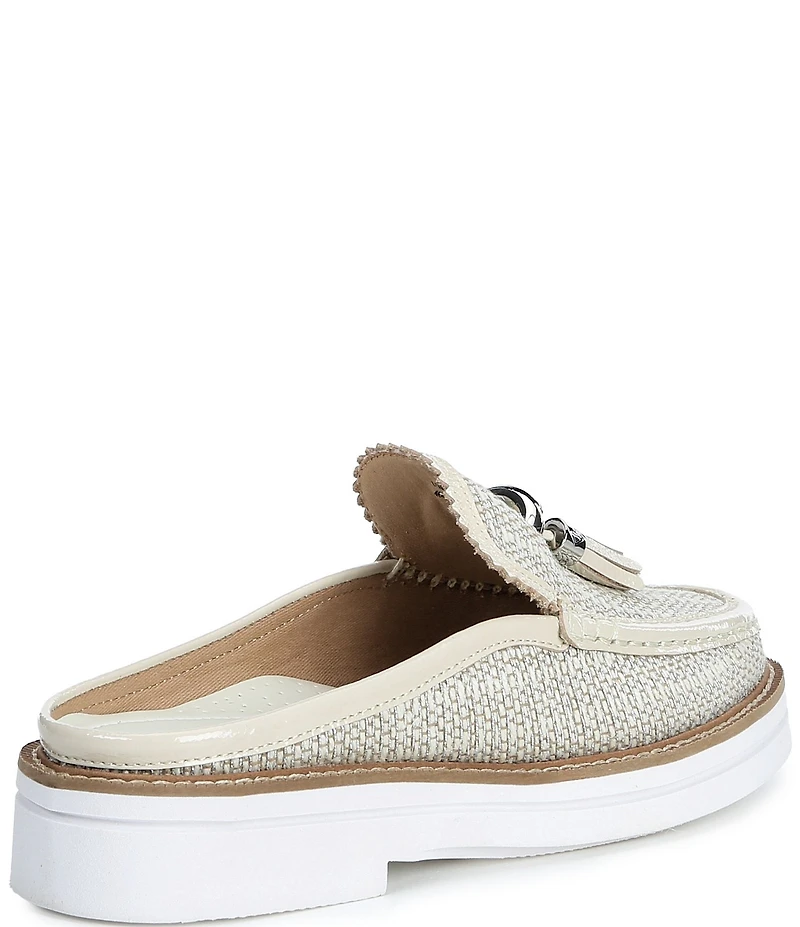 Donald Pliner Lyndall Jute Tassel Loafer Mules