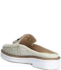 Donald Pliner Lyndall Jute Tassel Loafer Mules