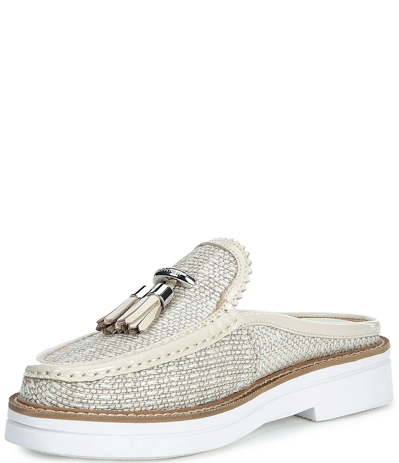 Donald Pliner Lyndall Jute Tassel Loafer Mules