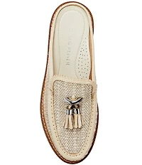 Donald Pliner Lyndall Jute Tassel Loafer Mules