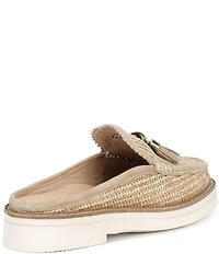 Donald Pliner Lyndall Raffia Tassel Mules