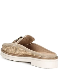 Donald Pliner Lyndall Raffia Tassel Mules