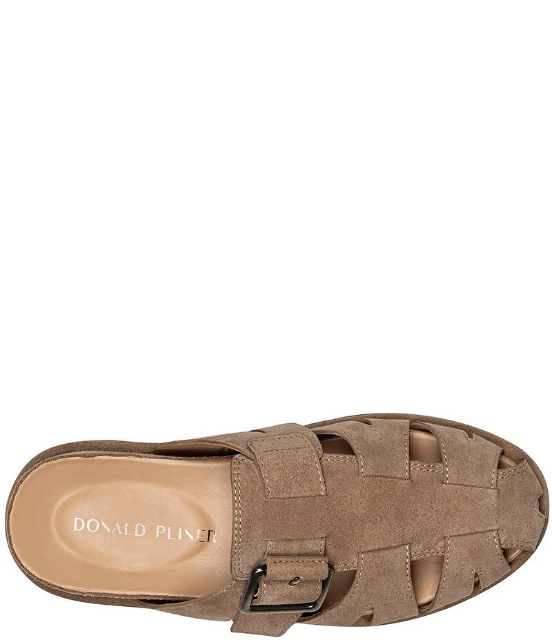 Donald Pliner Manor Suede Fisherman Mules