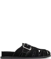 Donald Pliner Manor Suede Fisherman Mules