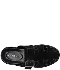 Donald Pliner Manor Suede Fisherman Mules