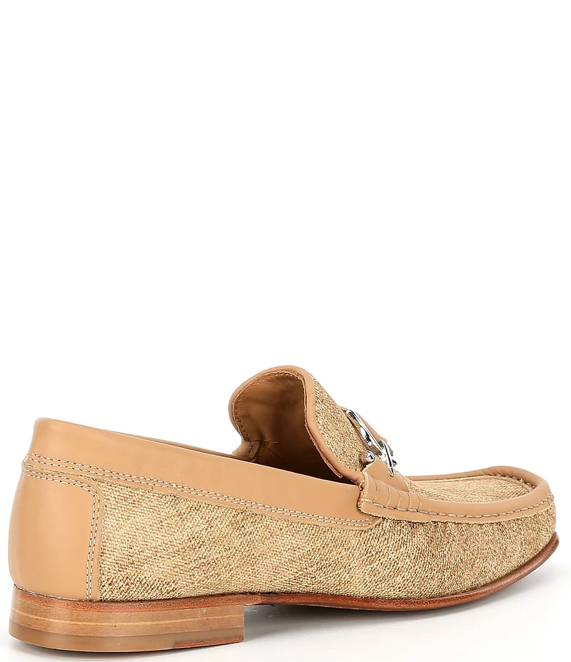 Donald Pliner Men's Dacio Canvas Bit Buckle Loafers