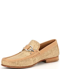Donald Pliner Men's Dacio Canvas Bit Buckle Loafers
