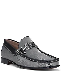 Donald Pliner Men's Dacio Nylon Bit Buckle Slip On Dress Shoes